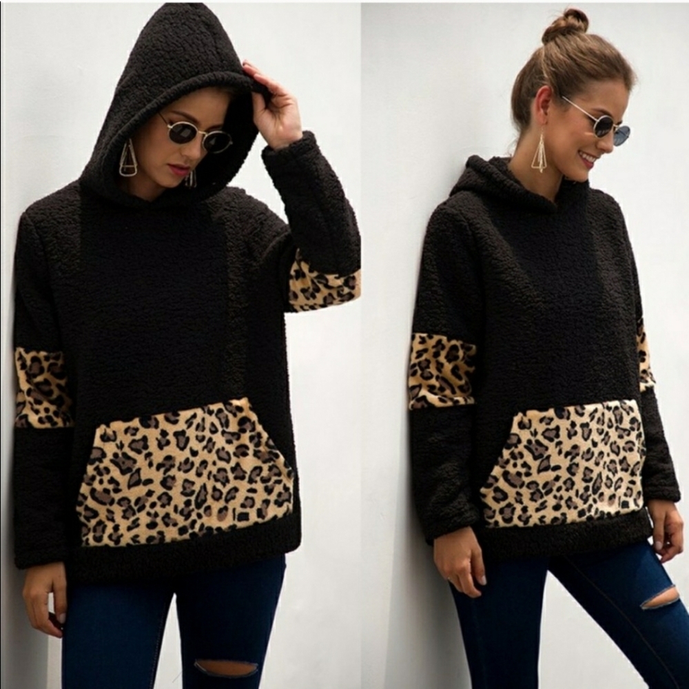 🐆 Animal print hoodie